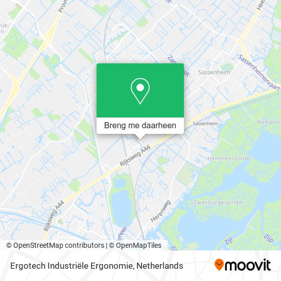 Ergotech Industriële Ergonomie kaart