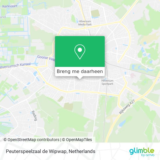 Peuterspeelzaal de Wipwap kaart