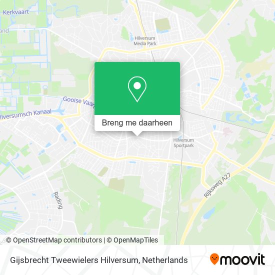 Gijsbrecht Tweewielers Hilversum kaart