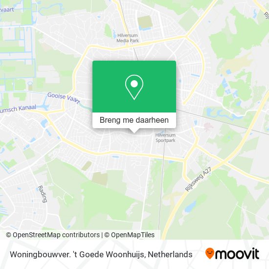 Woningbouwver. 't Goede Woonhuijs kaart