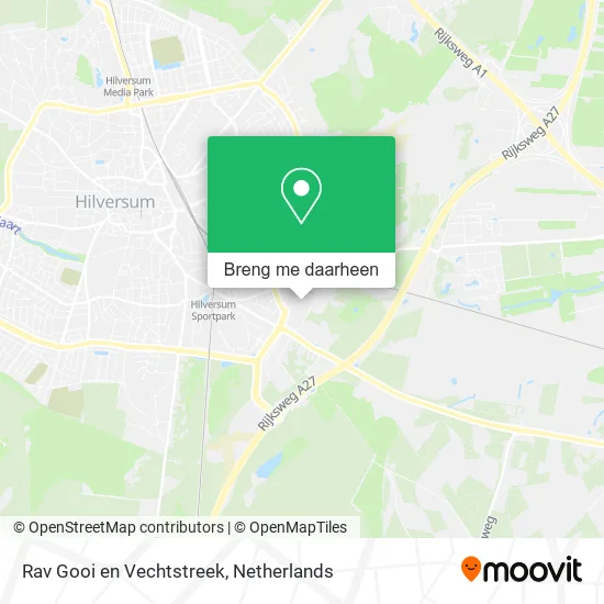 Rav Gooi en Vechtstreek kaart