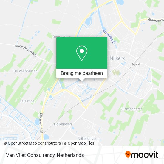 Van Vliet Consultancy kaart