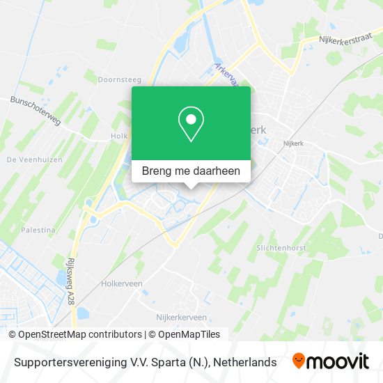 Supportersvereniging V.V. Sparta (N.) kaart