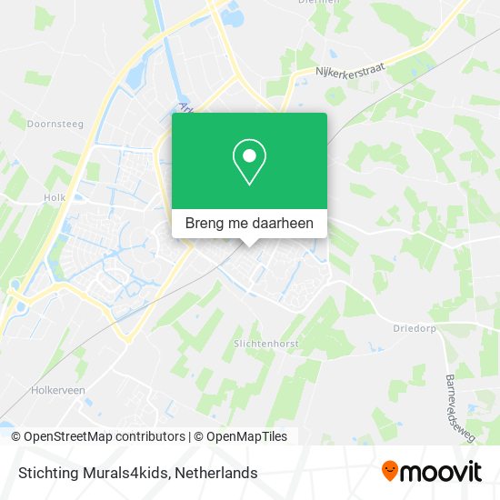 Stichting Murals4kids kaart