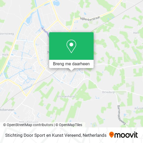 Stichting Door Sport en Kunst Vereend kaart
