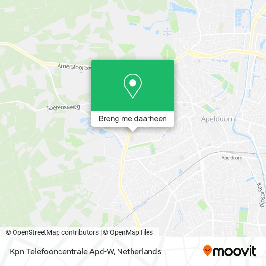 Kpn Telefooncentrale Apd-W kaart