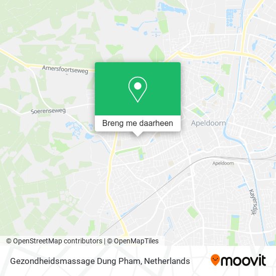 Gezondheidsmassage Dung Pham kaart