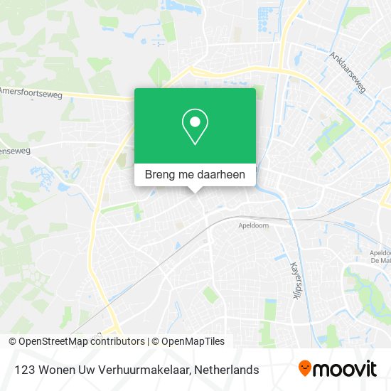 123 Wonen Uw Verhuurmakelaar kaart