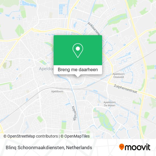 Blinq Schoonmaakdiensten kaart