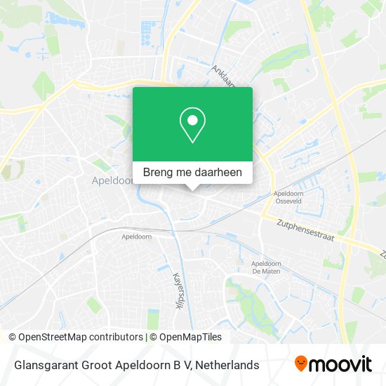 Glansgarant Groot Apeldoorn B V kaart