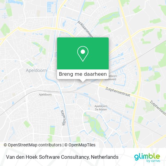 Van den Hoek Software Consultancy kaart