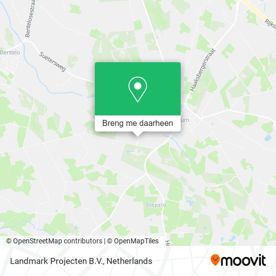 Landmark Projecten B.V. kaart