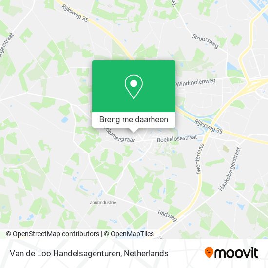 Van de Loo Handelsagenturen kaart