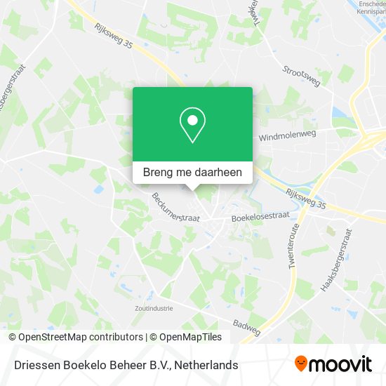 Driessen Boekelo Beheer B.V. kaart