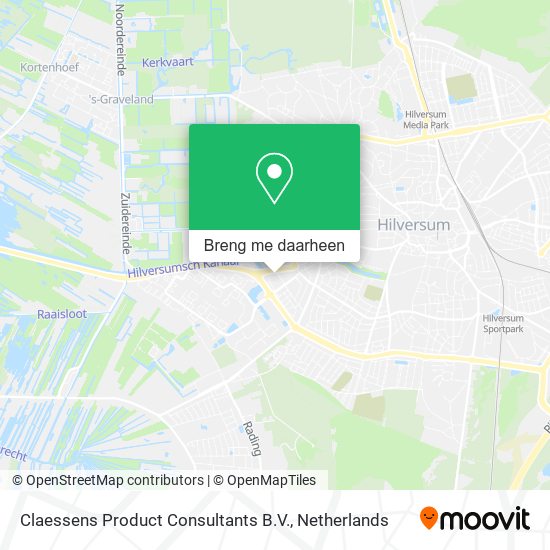 Claessens Product Consultants B.V. kaart