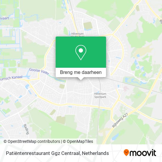 Patiëntenrestaurant Ggz Centraal kaart