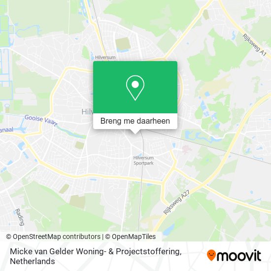 Micke van Gelder Woning- & Projectstoffering kaart