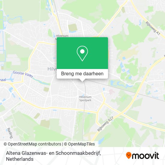 Altena Glazenwas- en Schoonmaakbedrijf kaart