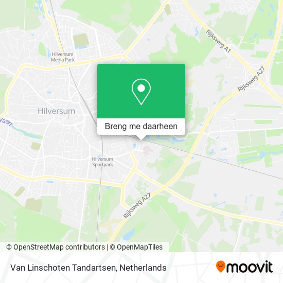 Van Linschoten Tandartsen kaart