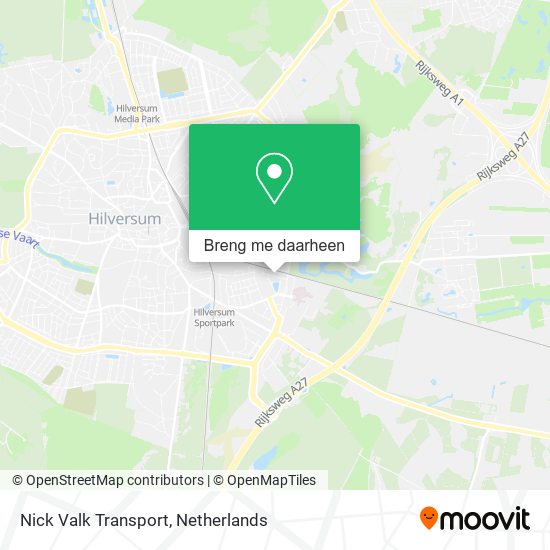 Nick Valk Transport kaart
