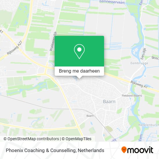 Phoenix Coaching & Counselling kaart