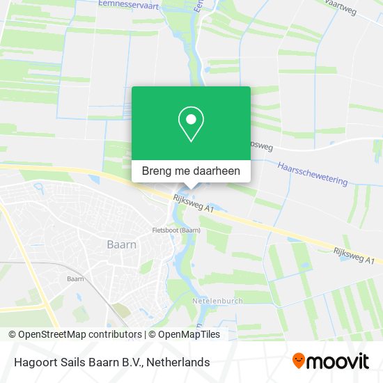 Hagoort Sails Baarn B.V. kaart