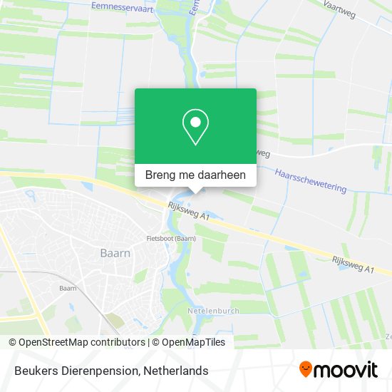 Beukers Dierenpension kaart