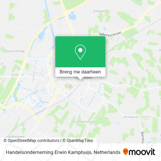 Handelsonderneming Erwin Kamphuijs kaart