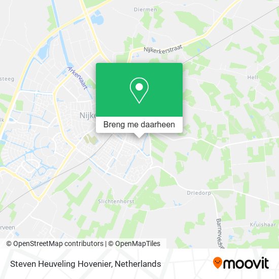 Steven Heuveling Hovenier kaart