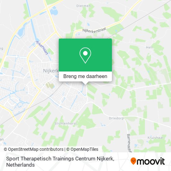 Sport Therapetisch Trainings Centrum Nijkerk kaart