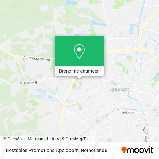 Bestsales Promotions Apeldoorn kaart