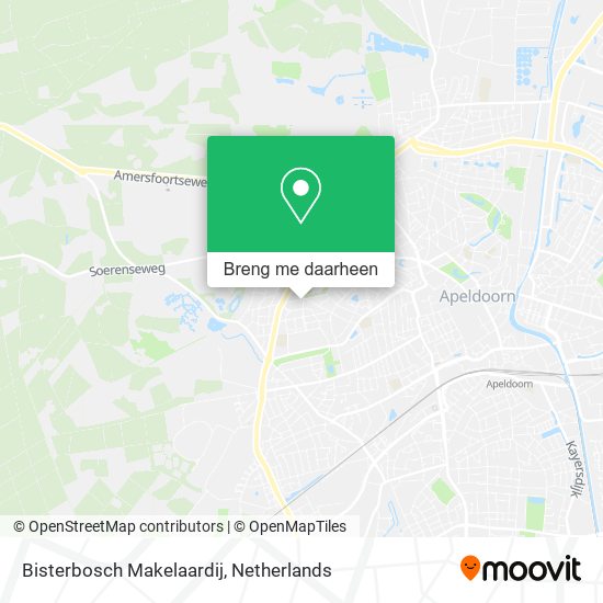 Bisterbosch Makelaardij kaart