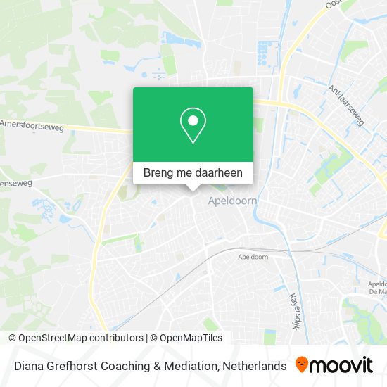 Diana Grefhorst Coaching & Mediation kaart