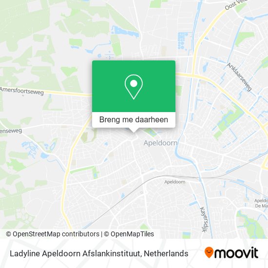 Ladyline Apeldoorn Afslankinstituut kaart