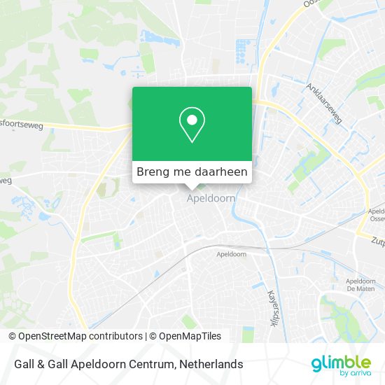 Gall & Gall Apeldoorn Centrum kaart