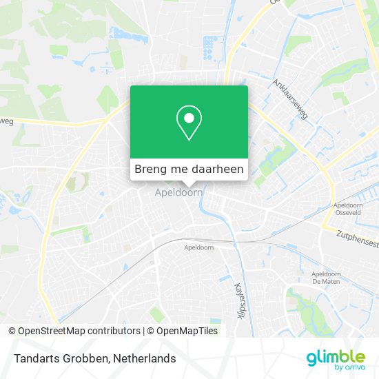 Tandarts Grobben kaart