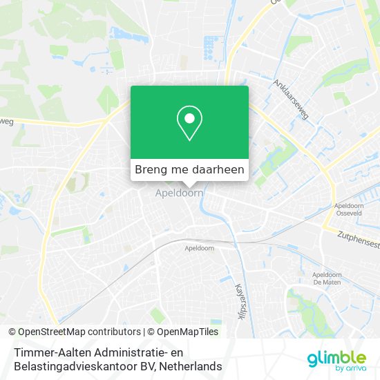 Timmer-Aalten Administratie- en Belastingadvieskantoor BV kaart