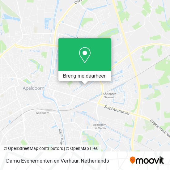 Damu Evenementen en Verhuur kaart