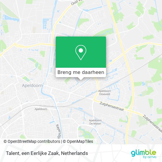 Talent, een Eerlijke Zaak kaart