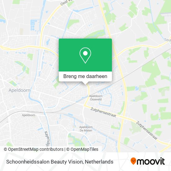 Schoonheidssalon Beauty Vision kaart