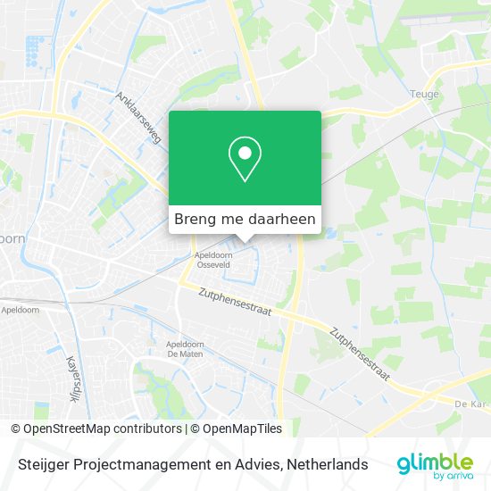 Steijger Projectmanagement en Advies kaart