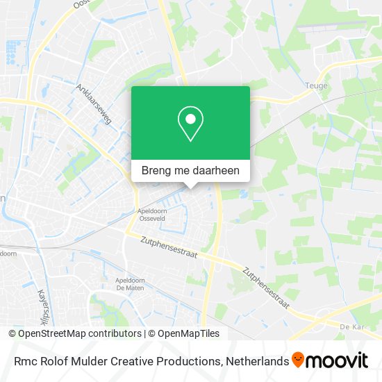 Rmc Rolof Mulder Creative Productions kaart