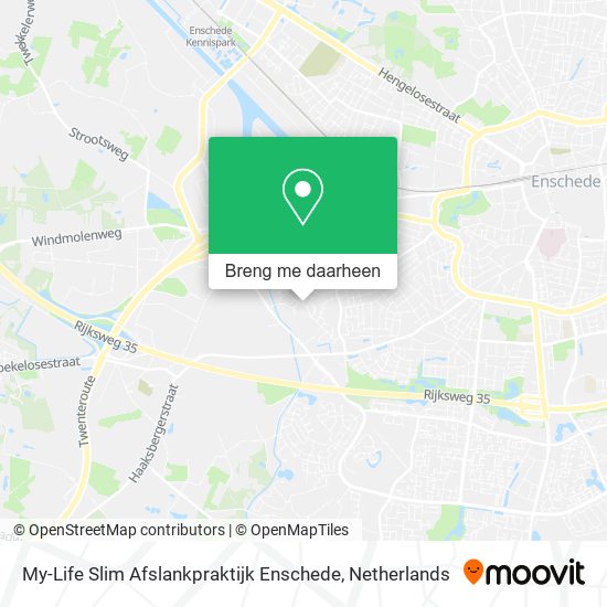 My-Life Slim Afslankpraktijk Enschede kaart
