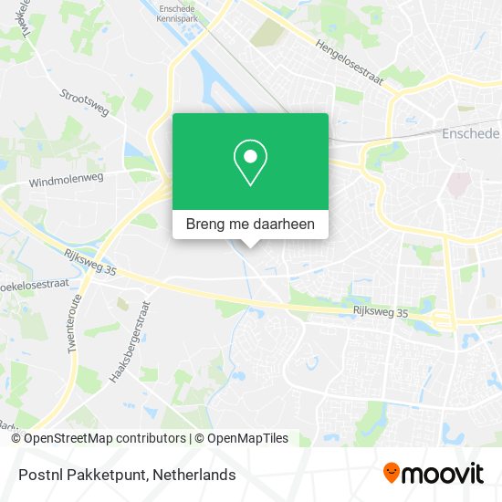 Postnl Pakketpunt kaart