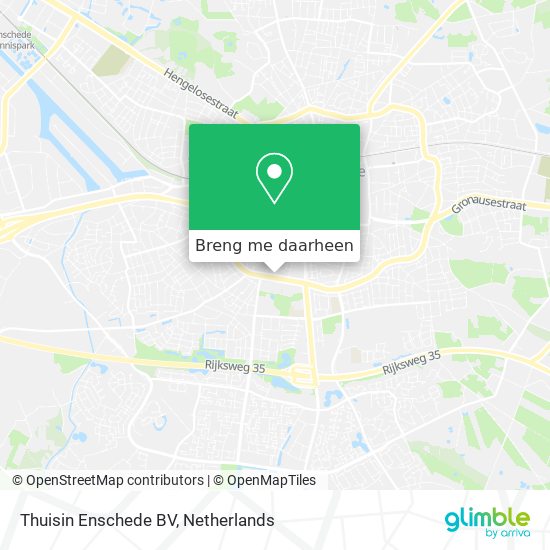 Thuisin Enschede BV kaart