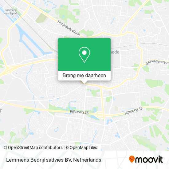 Lemmens Bedrijfsadvies BV kaart