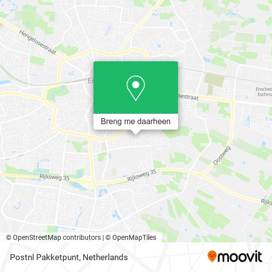 Postnl Pakketpunt kaart