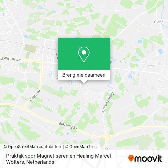 Praktijk voor Magnetiseren en Healing Marcel Wolters kaart