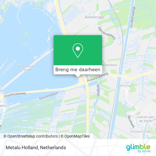 Metalu Holland kaart