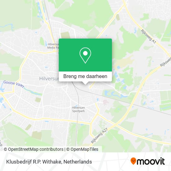 Klusbedrijf R.P. Withake kaart